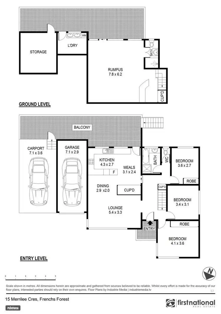 Floorplan of Homely house listing, 15 Merrilee Crescent, Frenchs Forest NSW 2086