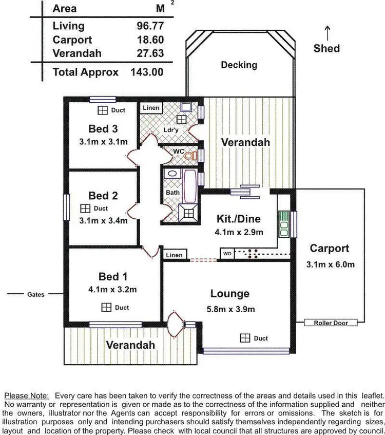 Floorplan of Homely house listing, 11 Colyer Street, Pasadena SA 5042