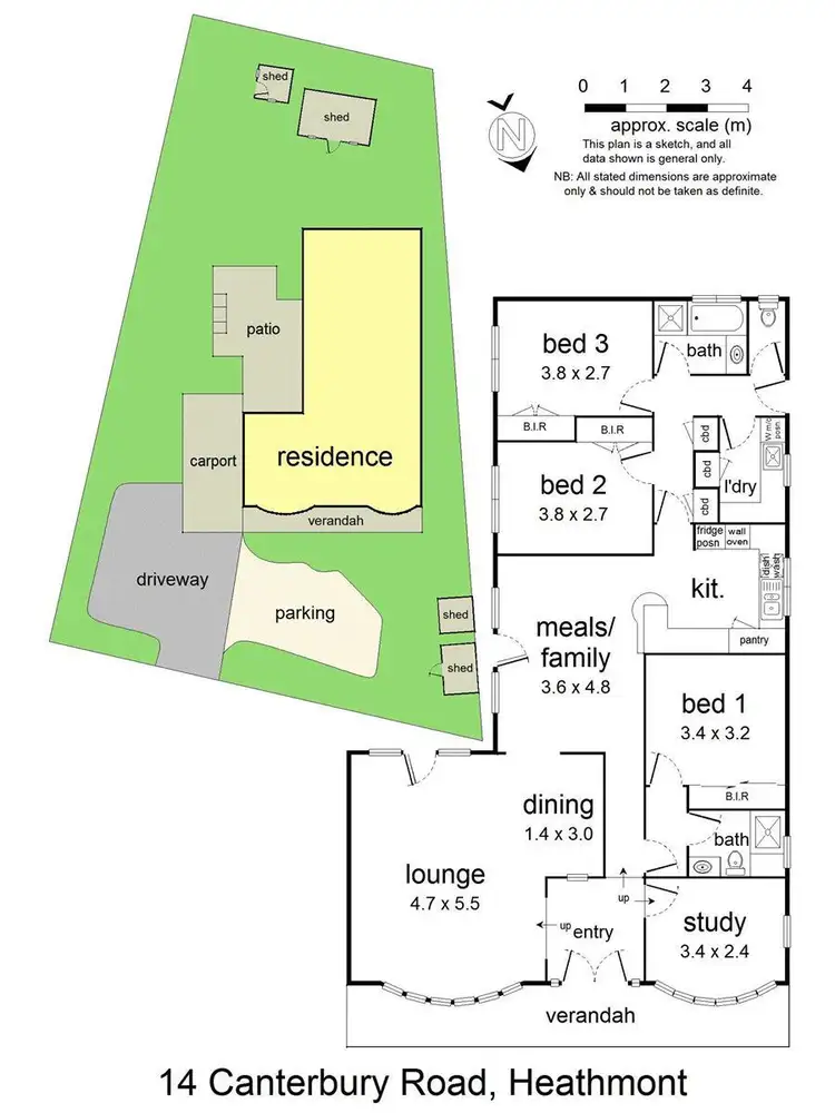 Floorplan of Homely house listing, 14 Canterbury Road, Heathmont VIC 3135