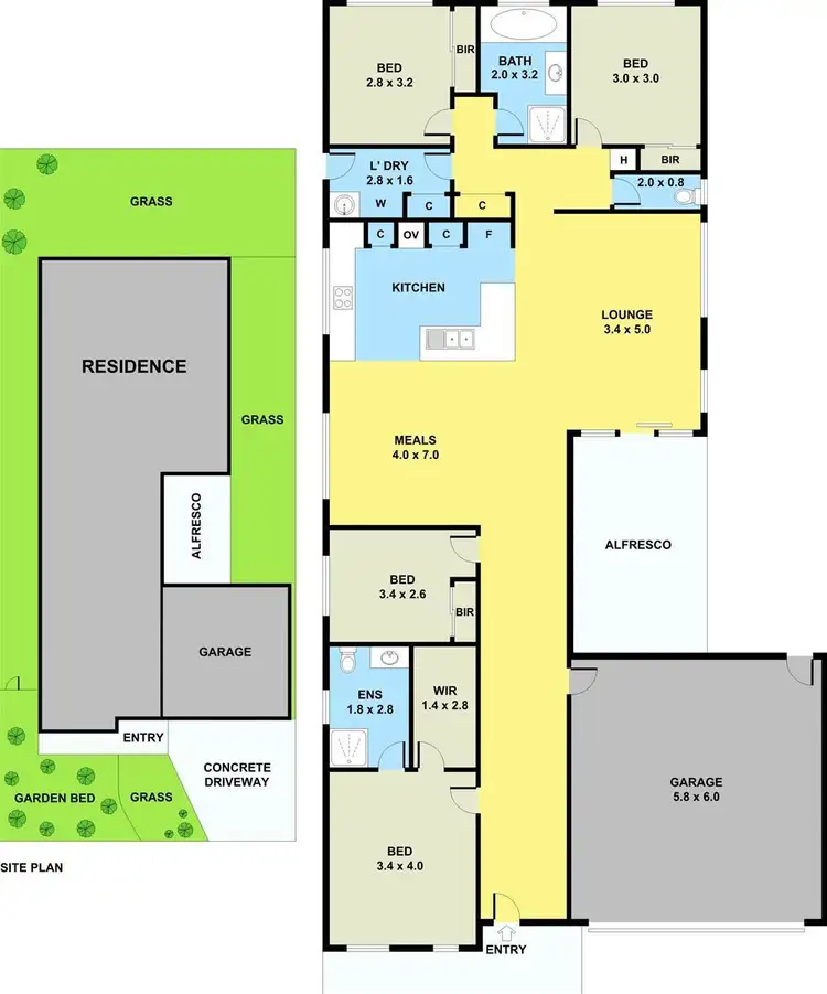 Floorplan of Homely house listing, 18 Oconnor Road, Deer Park VIC 3023