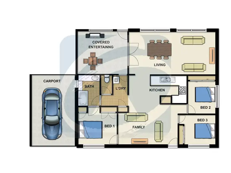 Floorplan of Homely house listing, 2 Carramar Street, Loganlea QLD 4131
