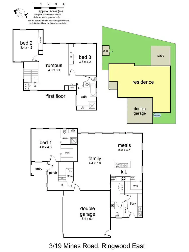 Floorplan of Homely townhouse listing, 3/19-21 Mines Road, Ringwood East VIC 3135