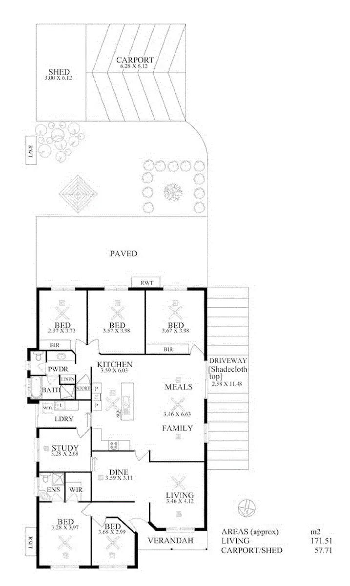 Floorplan of Homely house listing, 83 Kingston Avenue, Daw Park SA 5041