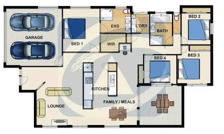 Floorplan of Homely house listing, 11 Lima Court, Underwood QLD 4119