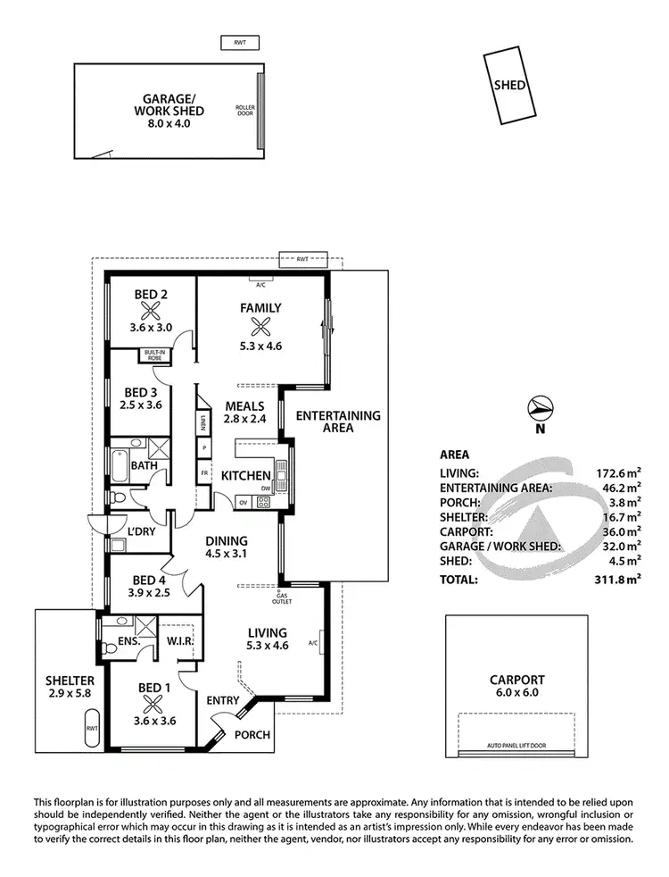 Floorplan of Homely house listing, 18 Douglas Drive, Mount Barker SA 5251