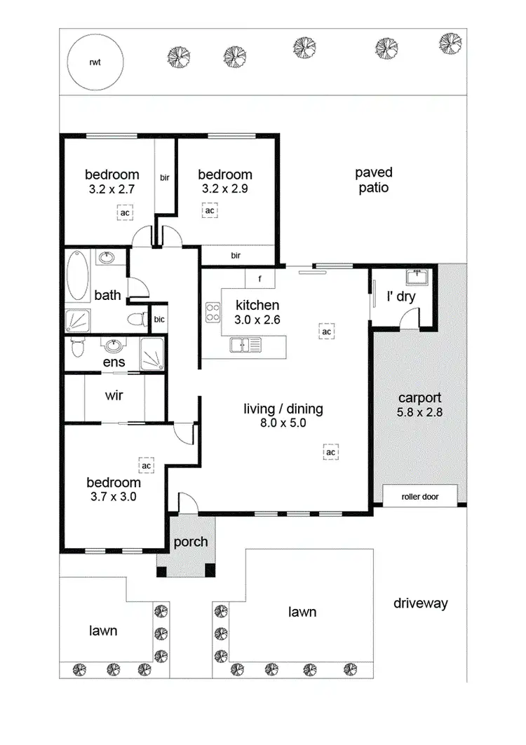 Floorplan of Homely house listing, 1A Wilson Street, Plympton Park SA 5038