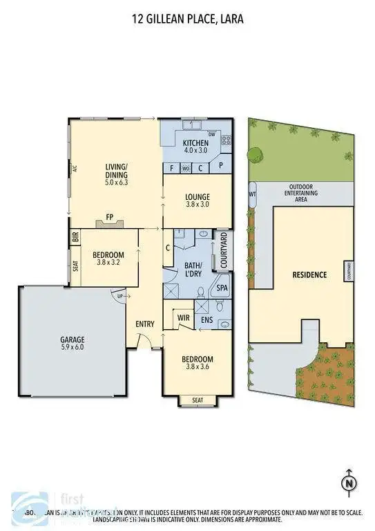 Floorplan of Homely house listing, 12 Gillean Place, Lara VIC 3212