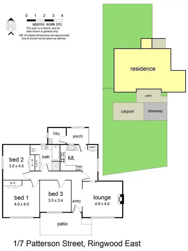 Floorplan of Homely house listing, 1/7 Patterson Street, Ringwood East VIC 3135