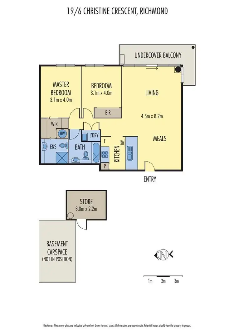 Floorplan of Homely apartment listing, 19/6 Christine Crescent, Richmond VIC 3121