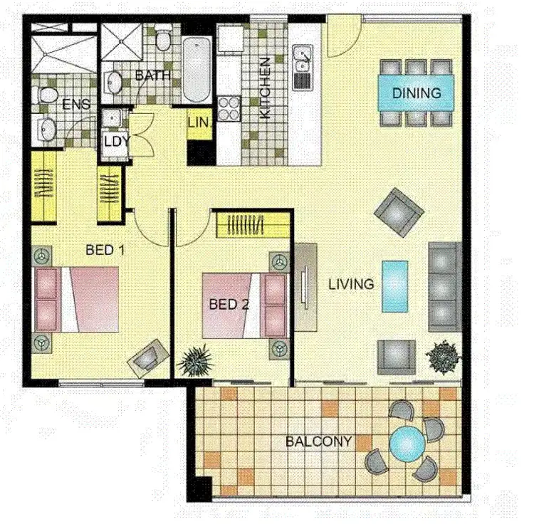 Floorplan of Homely unit listing, Address available on request
