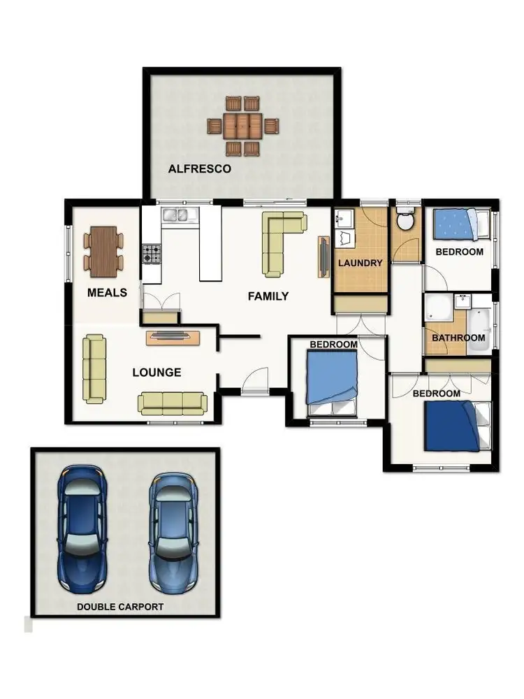 Floorplan of Homely house listing, 76 Chatswood Road, Springwood QLD 4127