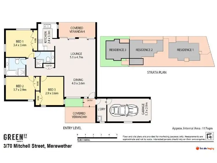 Floorplan of Homely villa listing, 3/70 Mitchell Street, Merewether NSW 2291