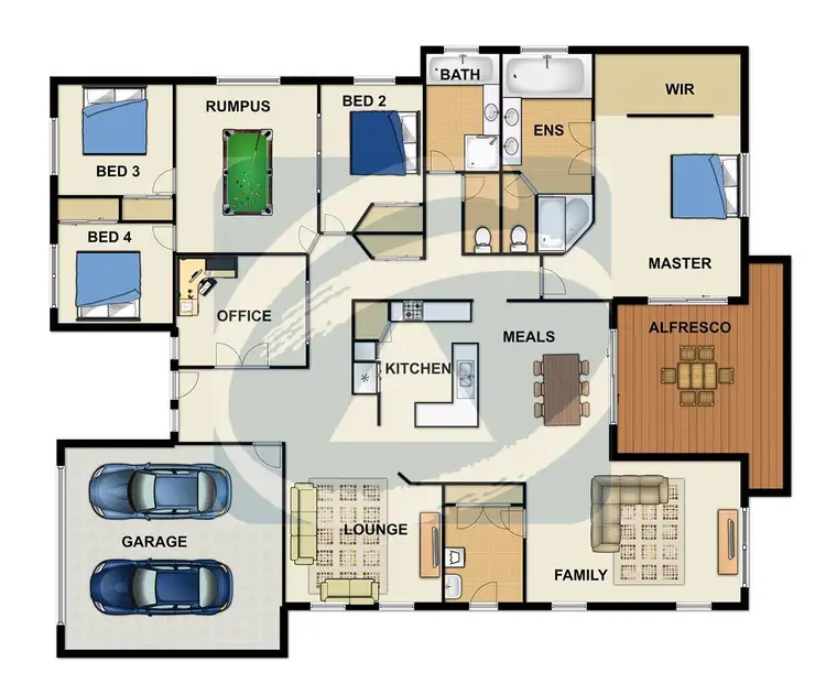 Floorplan of Homely house listing, 21 Kakadu Crescent, Underwood QLD 4119