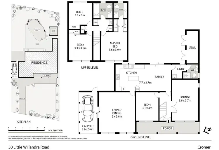 Floorplan of Homely house listing, 30 Little Willandra Road, Cromer NSW 2099