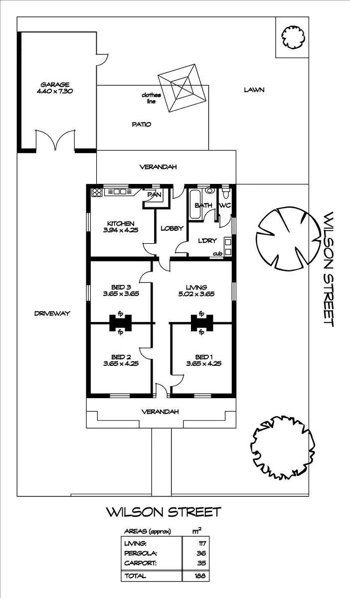 Floorplan of Homely house listing, 17 Wilson Street, Prospect SA 5082