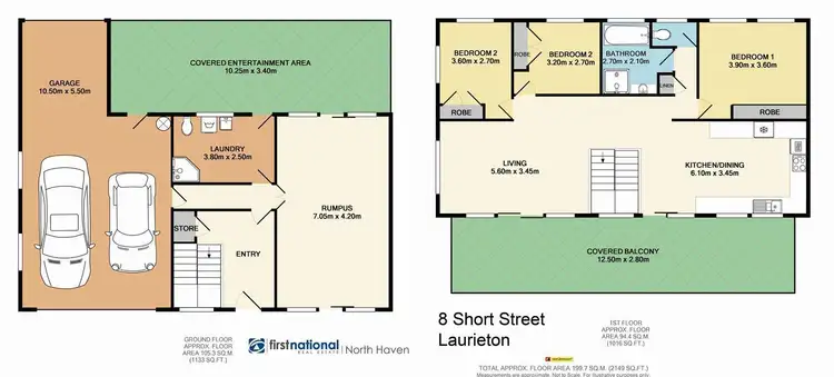 Floorplan of Homely house listing, 8 Short Street, Laurieton NSW 2443