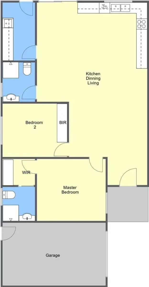 Floorplan of Homely unit listing, 4/1 Adelaide Street, St Albans VIC 3021