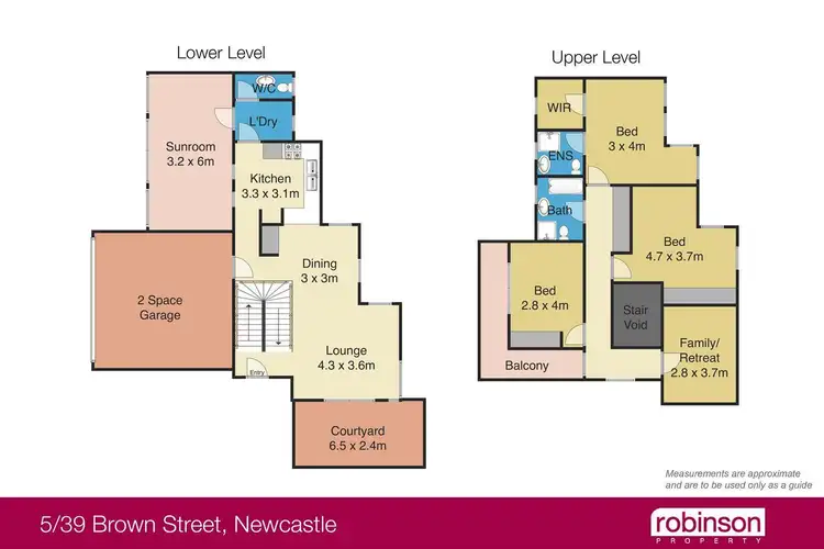 Floorplan of Homely townhouse listing, 5/39 Brown Street, The Hill NSW 2300