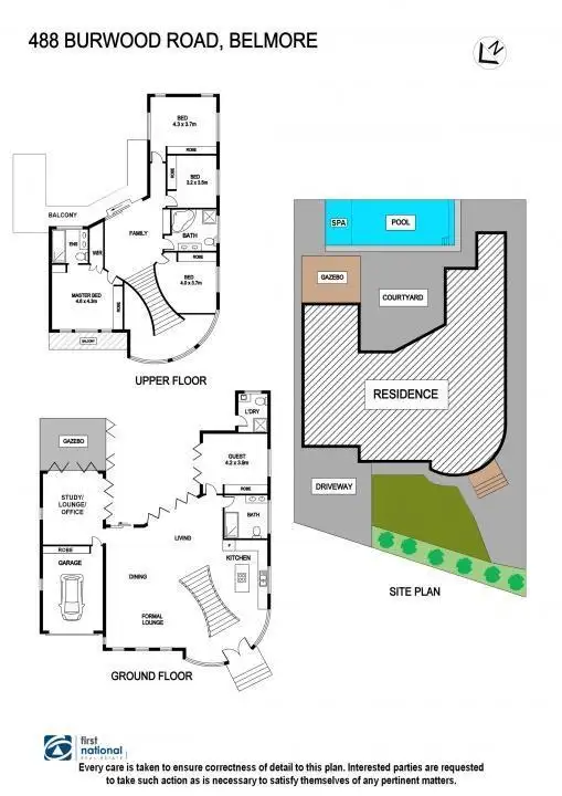 Floorplan of Homely house listing, 488 Burwood Road, Belmore NSW 2192