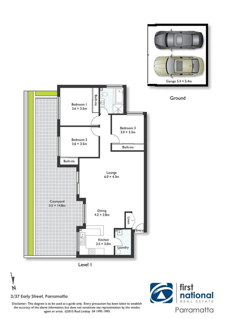 Floorplan of Homely apartment listing, 3/35A-37 Early Street, Parramatta NSW 2150