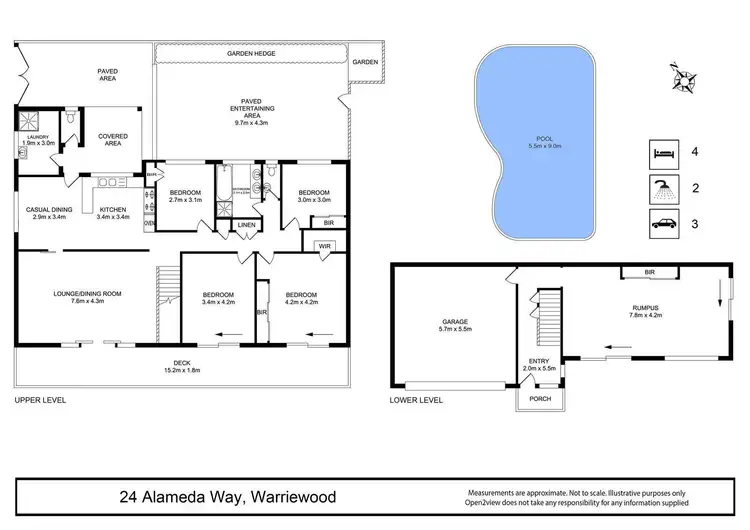 Floorplan of Homely house listing, 24 Alameda Way, Warriewood NSW 2102