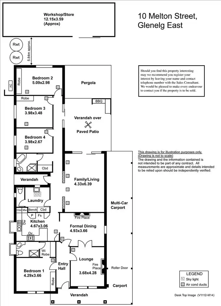 Floorplan of Homely house listing, 10 Melton Street, Glenelg East SA 5045