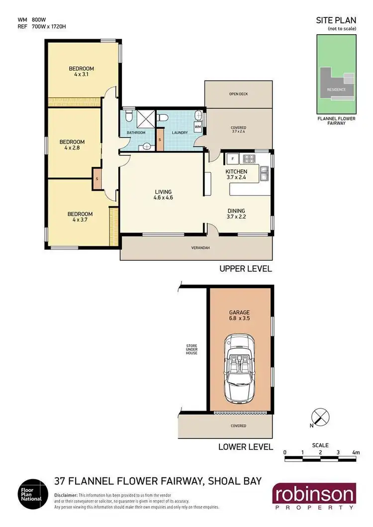 Floorplan of Homely house listing, 37 Flannel Flower Fairway, Shoal Bay NSW 2315