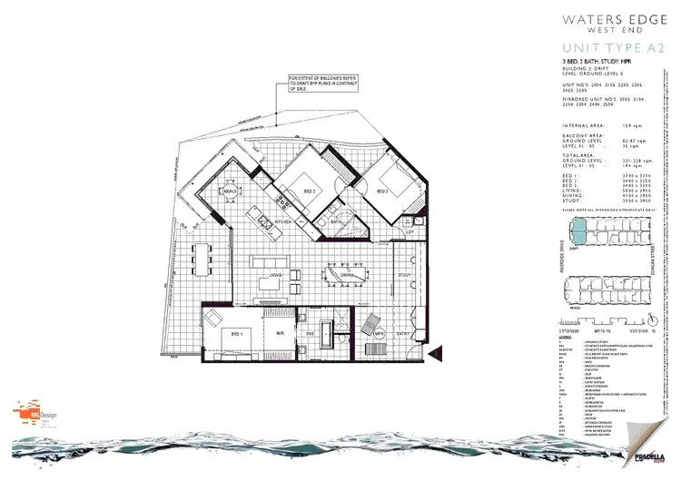 Floorplan of Homely apartment listing, 2105/45 Duncan Street, West End QLD 4101