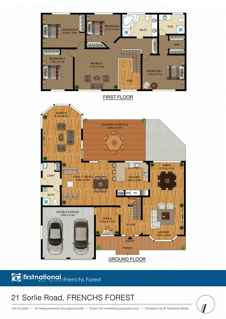 Floorplan of Homely house listing, 21 Sorlie Road, Frenchs Forest NSW 2086