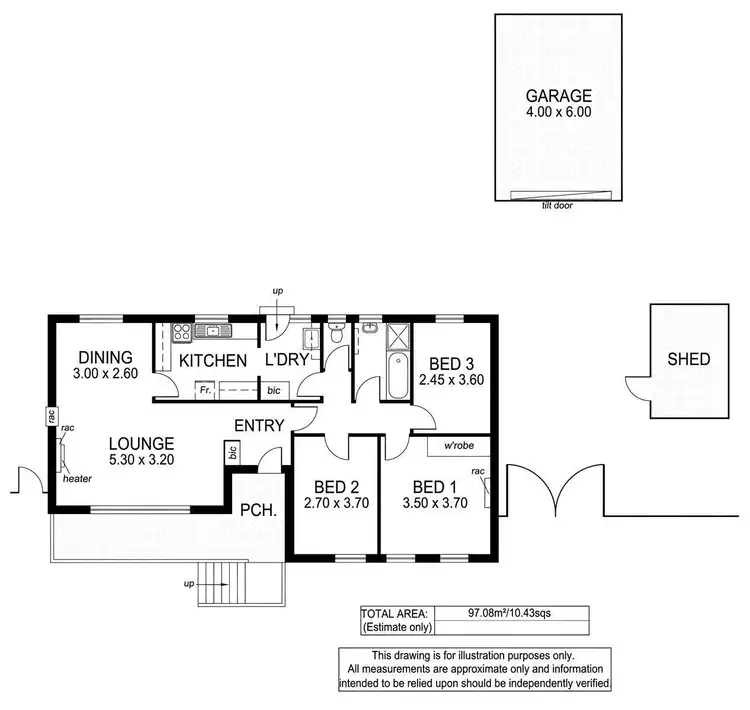 Floorplan of Homely house listing, 42 Copernicus Road, Christie Downs SA 5164