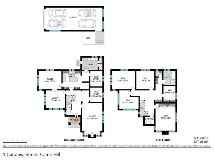 Floorplan of Homely house listing, 1 Carranya Street, Camp Hill QLD 4152