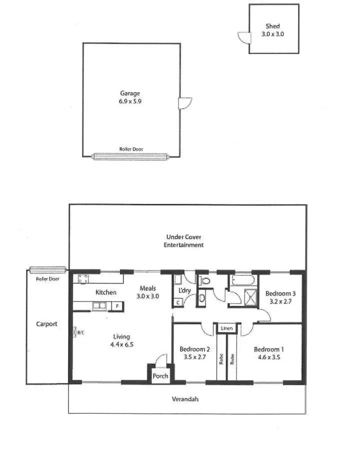 Floorplan of Homely house listing, 13 Leaker Avenue, Aldinga Beach SA 5173