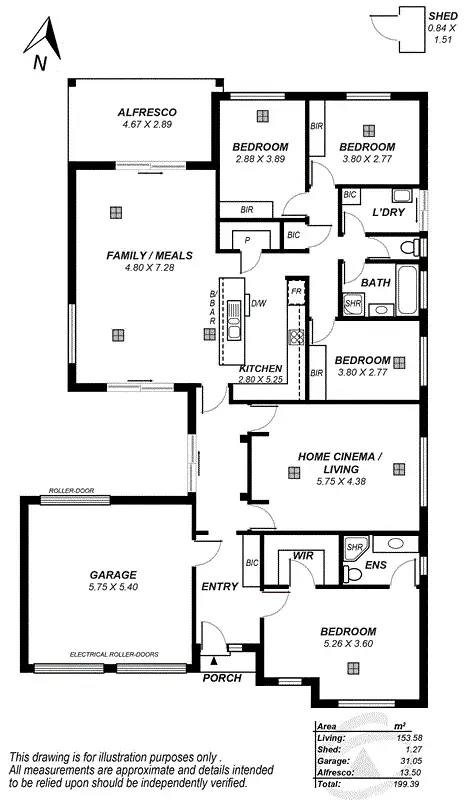 Floorplan of Homely house listing, 7 Laver Street, Mount Barker SA 5251