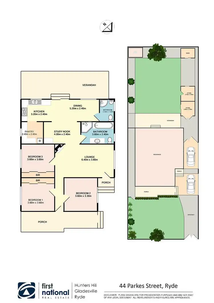 Floorplan of Homely house listing, 44 Parkes Street, Ryde NSW 2112