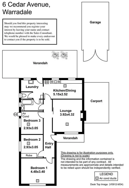 Floorplan of Homely house listing, 6 Cedar Avenue, Warradale SA 5046