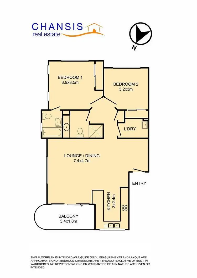 Floorplan of Homely apartment listing, 5/27 Station Street West, Parramatta NSW 2150