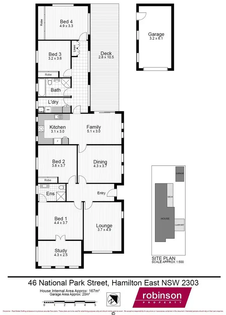 Floorplan of Homely house listing, 46 National Park Street, Hamilton East NSW 2303