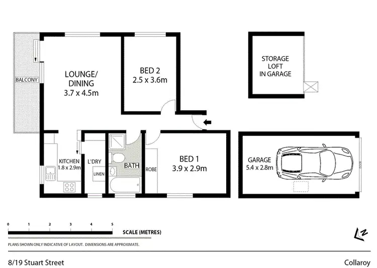 Floorplan of Homely unit listing, 8/19 Stuart Street, Collaroy NSW 2097