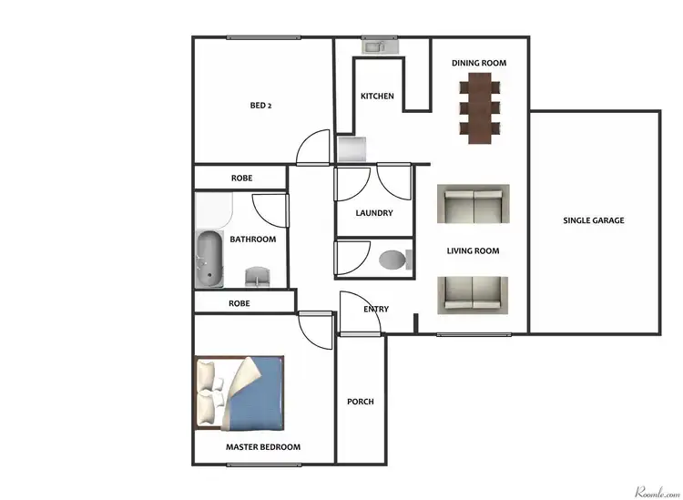 Floorplan of Homely unit listing, 35/35 David Street, Dandenong VIC 3175