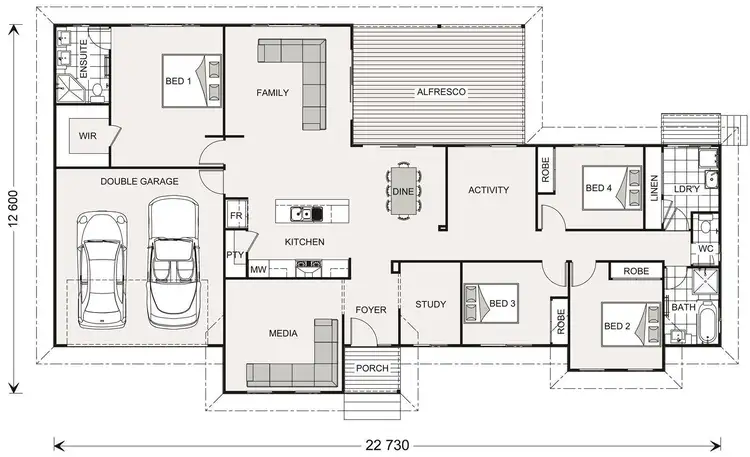 Floorplan of Homely house listing, /Lot 3 Lloyd Street, Chinchilla QLD 4413