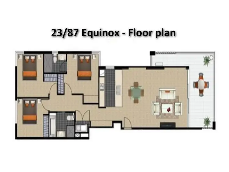 Floorplan of Homely apartment listing, 23/87 Ocean Parade 'Equinox', Coffs Harbour NSW 2450