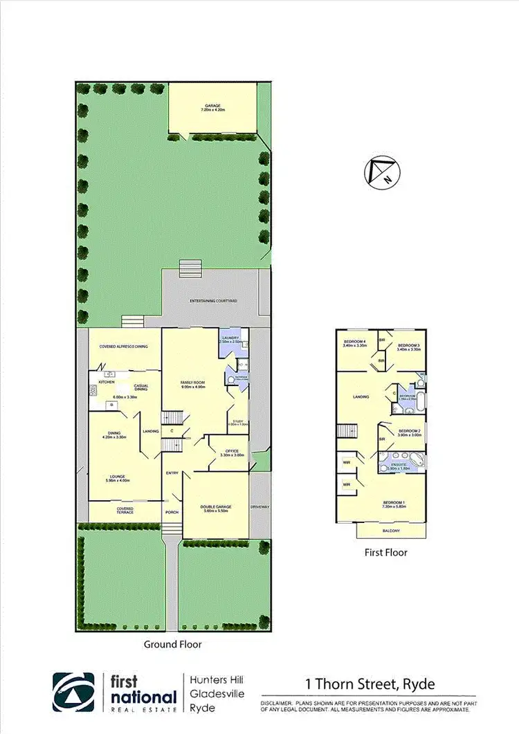 Floorplan of Homely house listing, 1 Thorn Street, Ryde NSW 2112