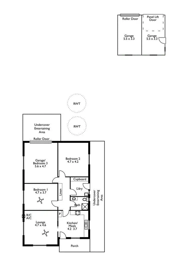 Floorplan of Homely house listing, 15 & 15A Esmerelda Street, Mannum SA 5238