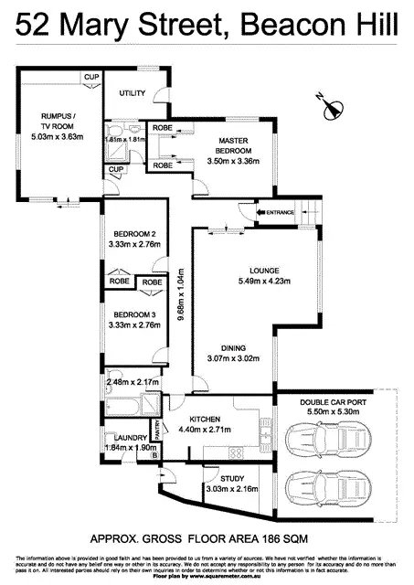 Floorplan of Homely house listing, 52 Mary Street, Beacon Hill NSW 2100