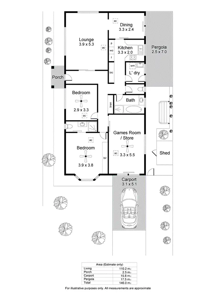 Floorplan of Homely house listing, 1/57 Helmsdale Avenue, Glengowrie SA 5044