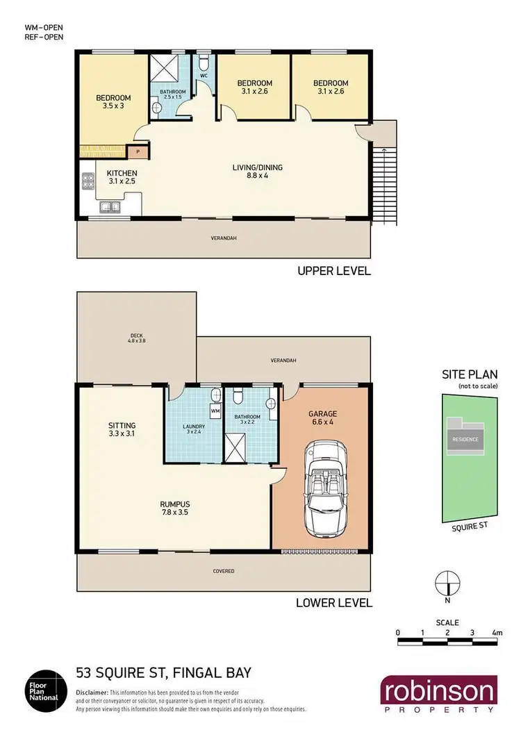 Floorplan of Homely house listing, 53 Squire Street, Fingal Bay NSW 2315