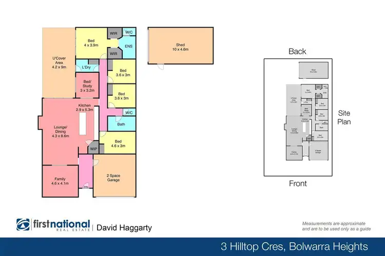 Floorplan of Homely house listing, 3 Hilltop Crescent, Bolwarra Heights NSW 2320