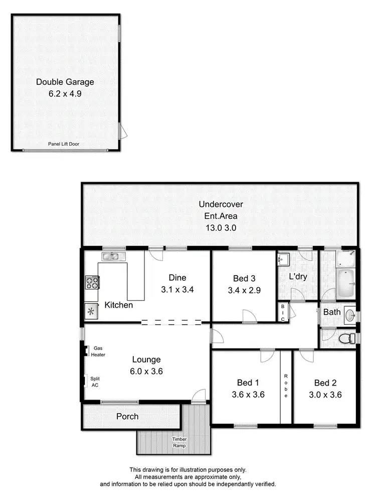 Floorplan of Homely house listing, 17 Birubi Way, Morphett Vale SA 5162