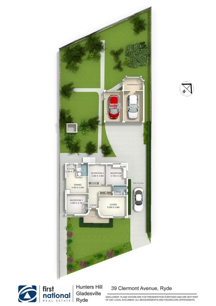 Floorplan of Homely house listing, 39 Clermont Avenue, Ryde NSW 2112