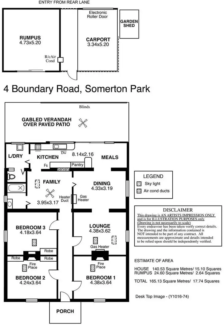 Floorplan of Homely house listing, 4 Boundary Road, Somerton Park SA 5044